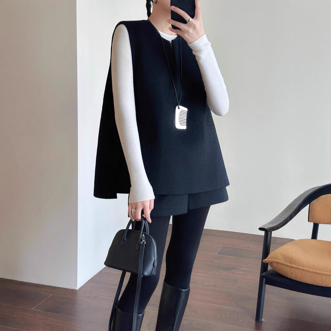 Damen Elegante Weste aus feinem Stoff Shop Nory
