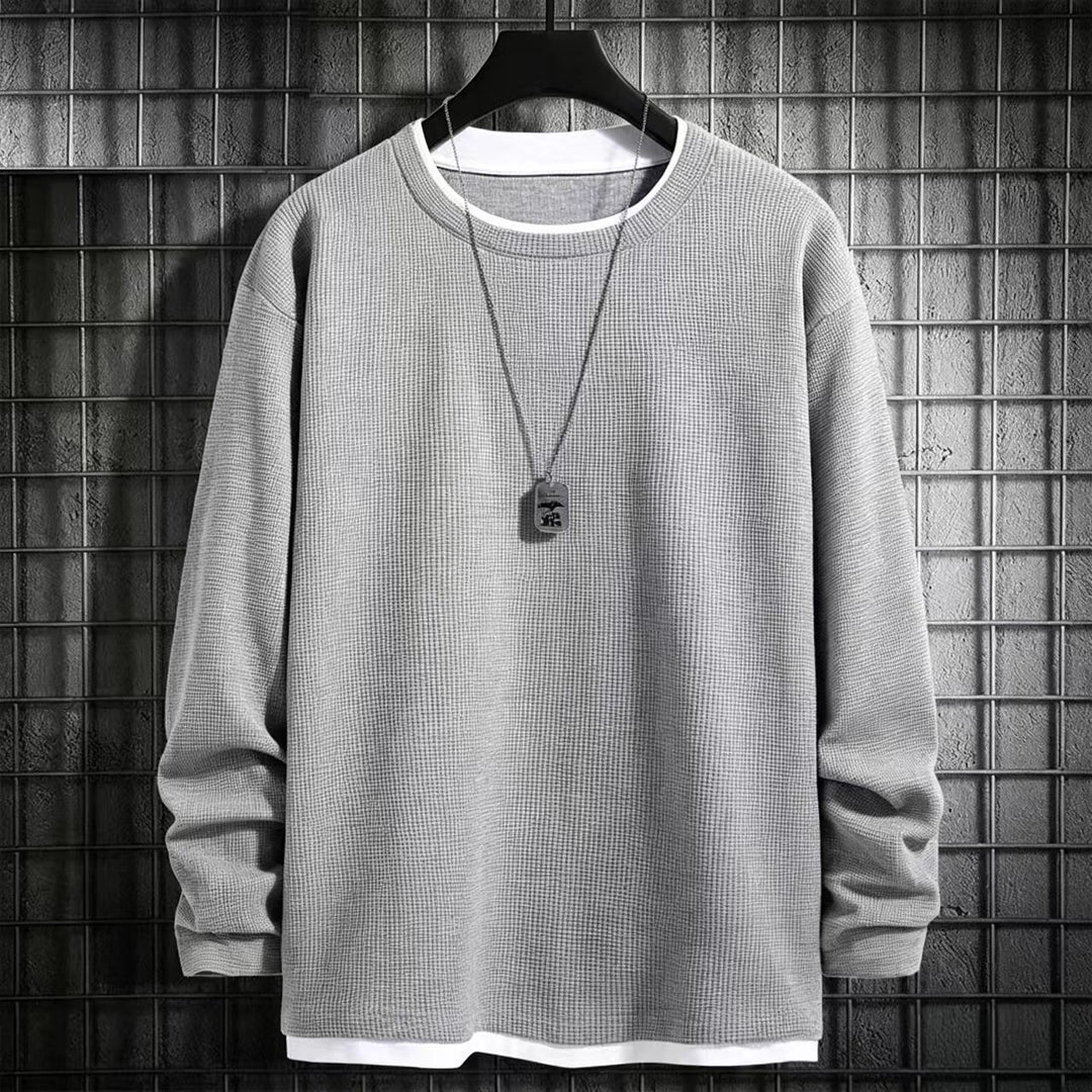 Herren Langarmshirt mit strukturiertem Design Shop Nory