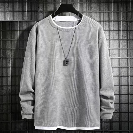 Herren Langarmshirt mit strukturiertem Design Shop Nory