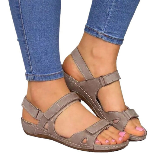 Damen Komfortable und stilvolle Sandalen mit verstellbaren Riemen