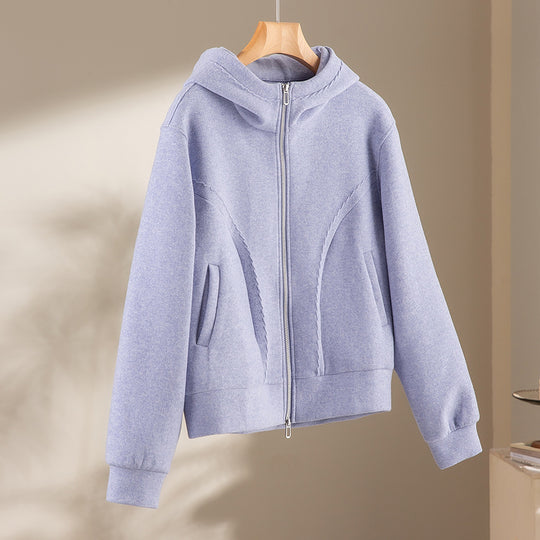 Damen Weiche High‑Waist Jogginghose aus Teddyfleece mit weitem Bein und Kordelzug Shop Nory