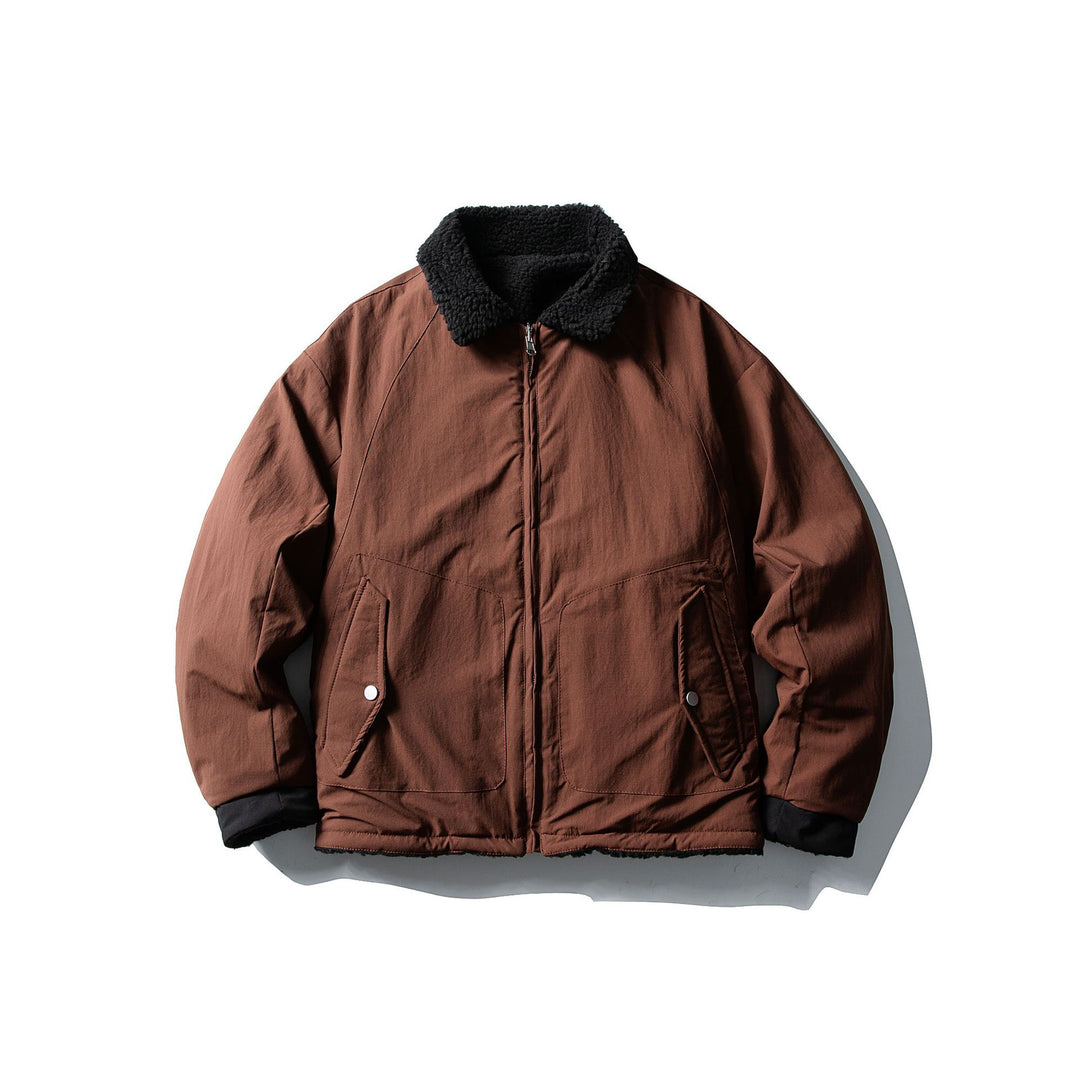 Herren Kurz geschnittener Isolations‑Blouson mit Sherpa‑Kragen und Klappentaschen Shop Nory
