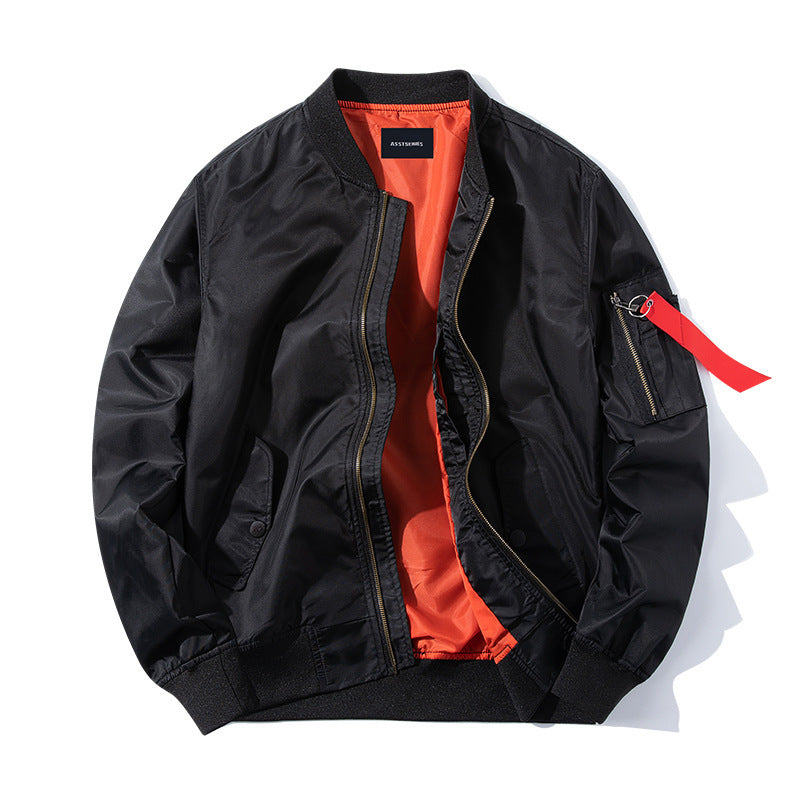 Herren Bomberjacke mit Kontrastfutter