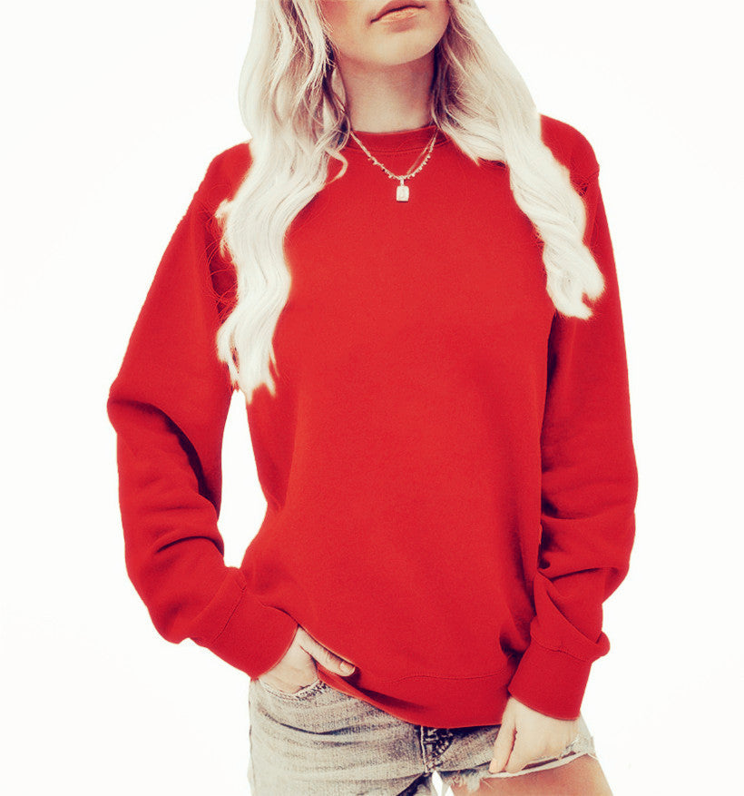 Damen nan lässiges Oversize Sweatshirt mit Rundhalsausschnitt und weichem Baumwollfleece Shop Nory