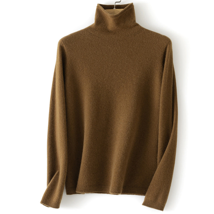 Damen Feinstrick Rollkragenpullover aus Kaschmirmischung leicht oversized Shop Nory