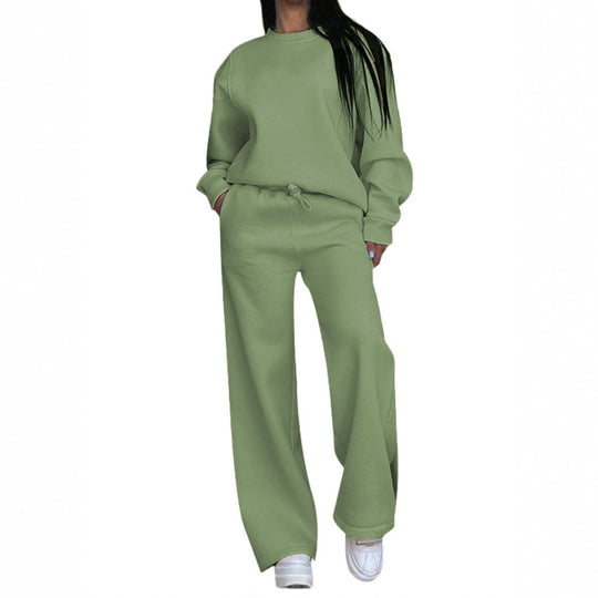 Damen nan lässiges Oversize Sweatshirt und weite Jogginghose Set Shop Nory
