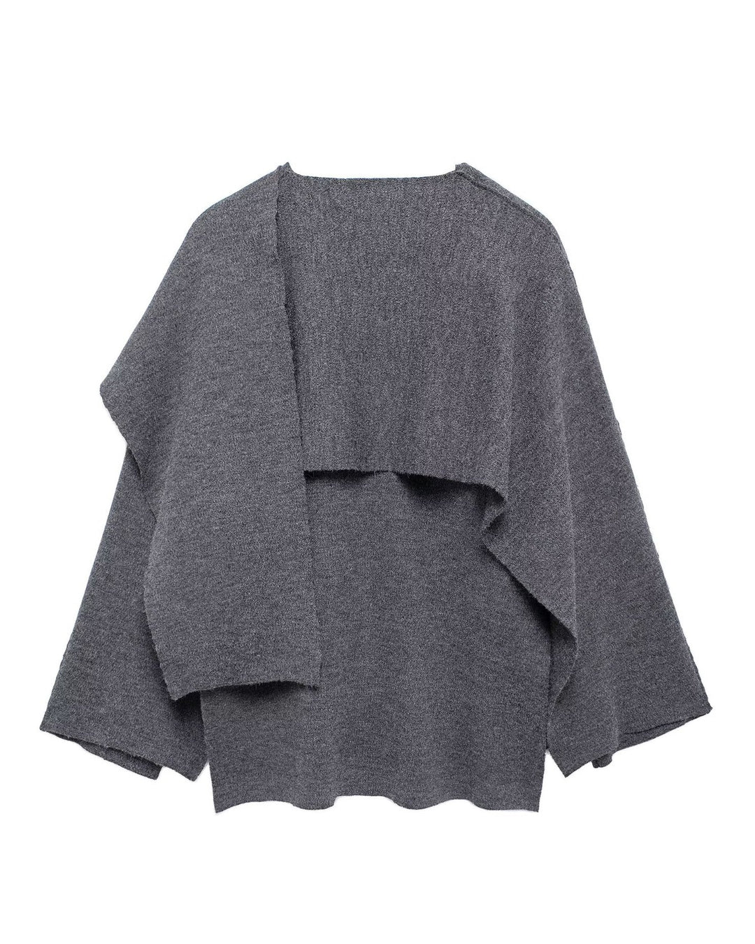 Schal Kurzer Strickmantel