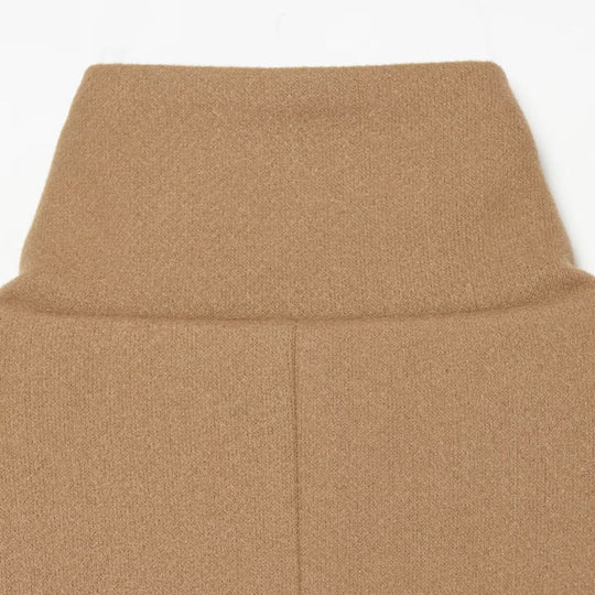 Damen Kurz-Capejacke aus Wollmix mit hohem Rollkragen und Manschetten-Detail Shop Nory