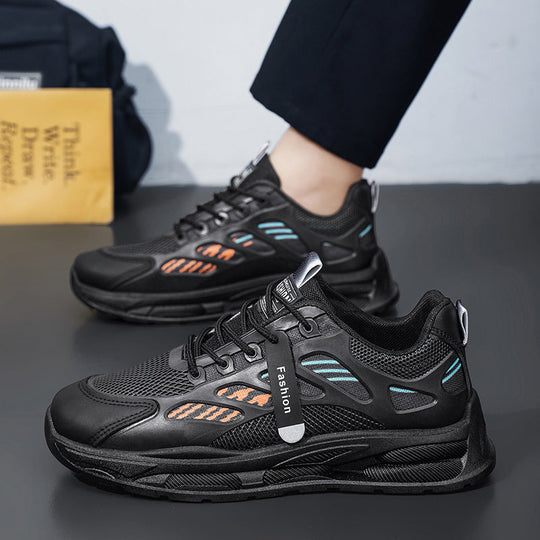 Herren Bequeme Sport-Sneakers mit atmungsaktivem Obermaterial und Stoßdämpfung