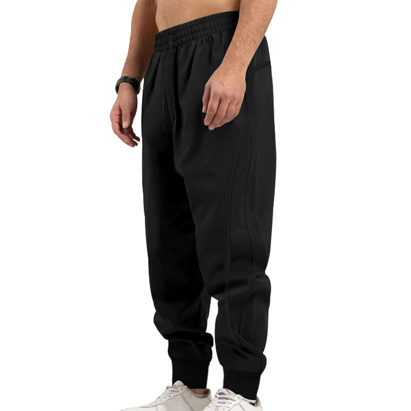 Herren sportliche Jogginghose mit elastischem Bund und Taschen
