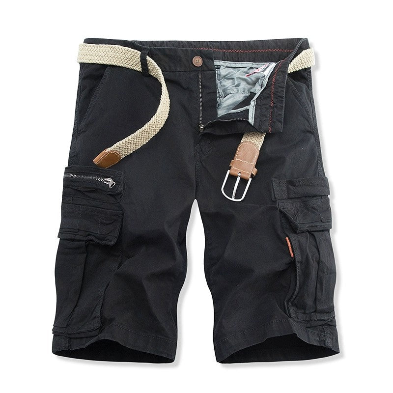 Herren Robuste Multi-Taschen Cargo-Shorts