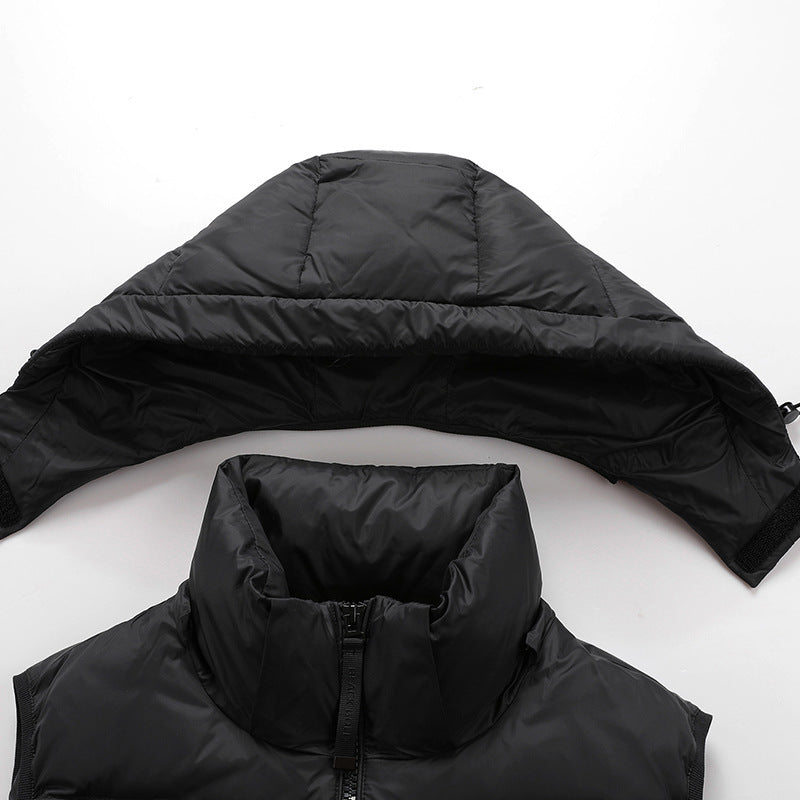 Herren Ärmellose gesteppte Thermoweste mit Kapuze und wasserabweisender Oberfläche Shop Nory