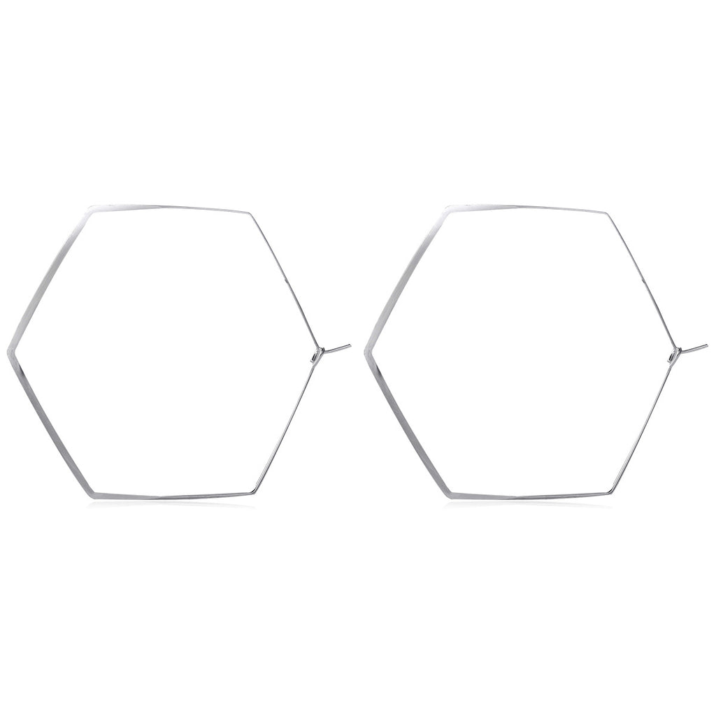 Damen geometrische Ohrringe im modernen Hexagon-Design Shop Nory
