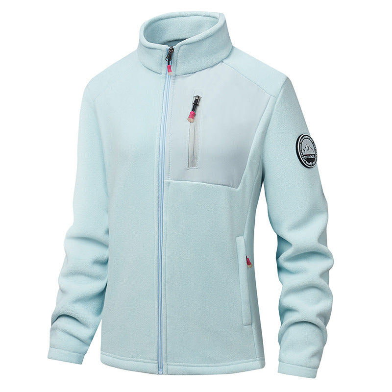 Herren Bequeme Fleecejacke mit Stehkragen Shop Nory