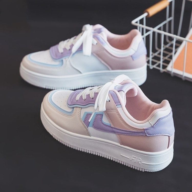 Damen Sportliche Freizeitsneaker mit rutschfester Sohle und atmungsaktivem Obermaterial