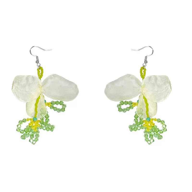 Damen Ohrringe mit kunstvollem Blüten-Design Shop Nory