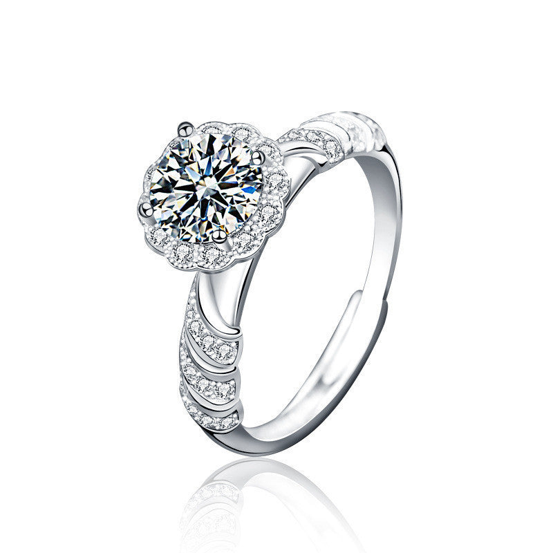 Damen Verlobungsring mit funkelndem Zirkonia Shop Nory