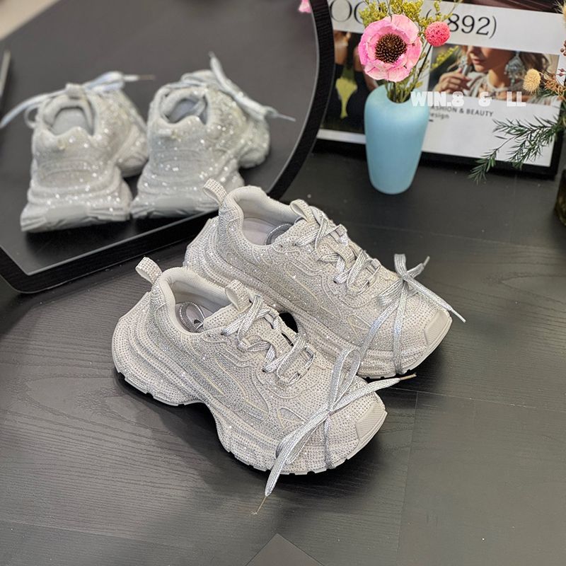 Damen Sportliche glitzernde Chunky-Sneaker mit gepolstertem Komfort Shop Nory