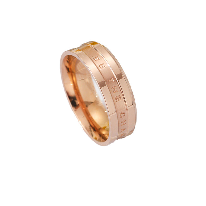 Damen Ring mit gravierter Botschaft und elegantem Design Shop Nory