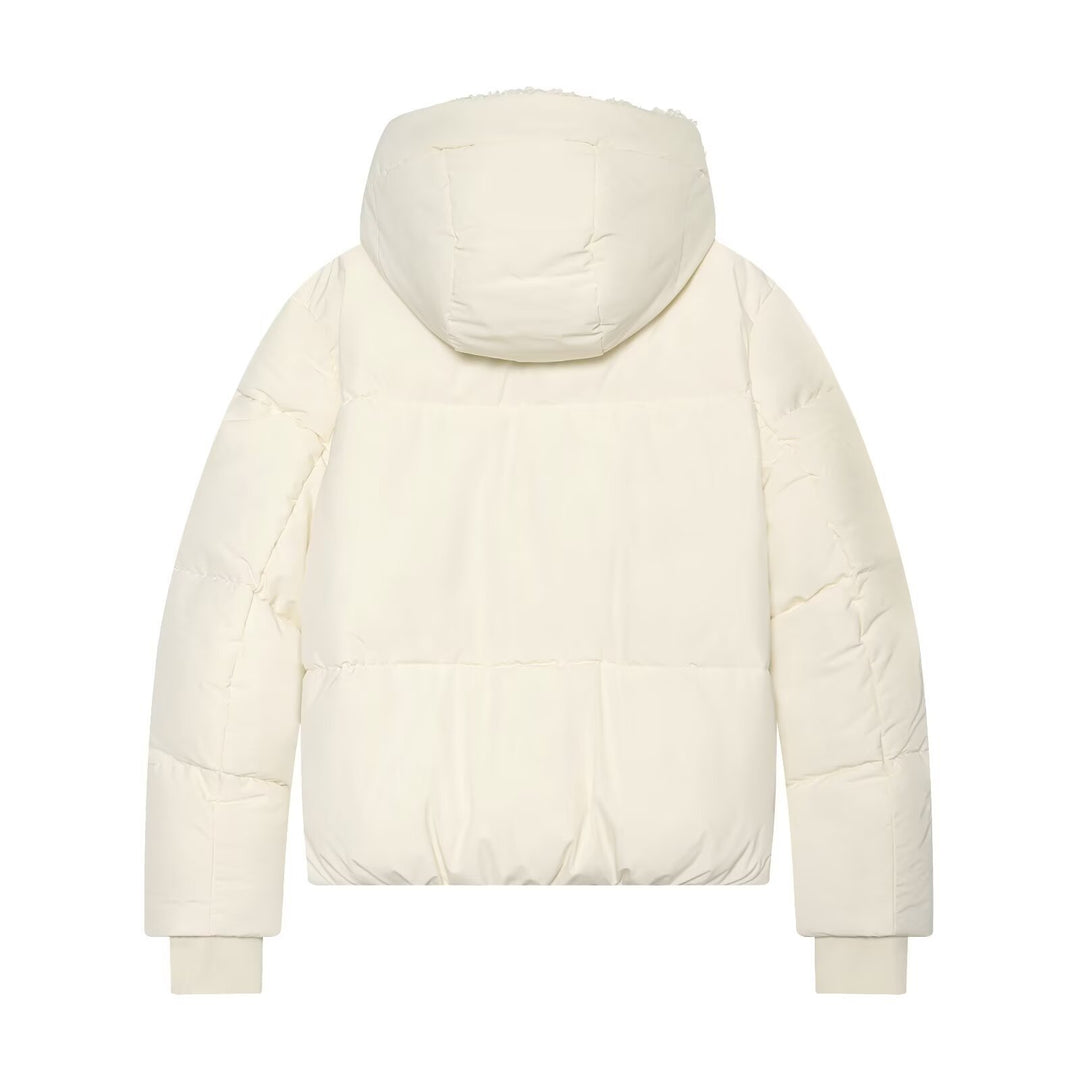 Damen Kurze Steppjacke mit Teddykragen Shop Nory