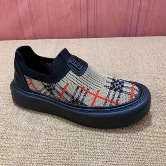 Herren Strick-Slip-on-Sneaker mit elastischem Schaft und dicker Plateau-Sohle Shop Nory