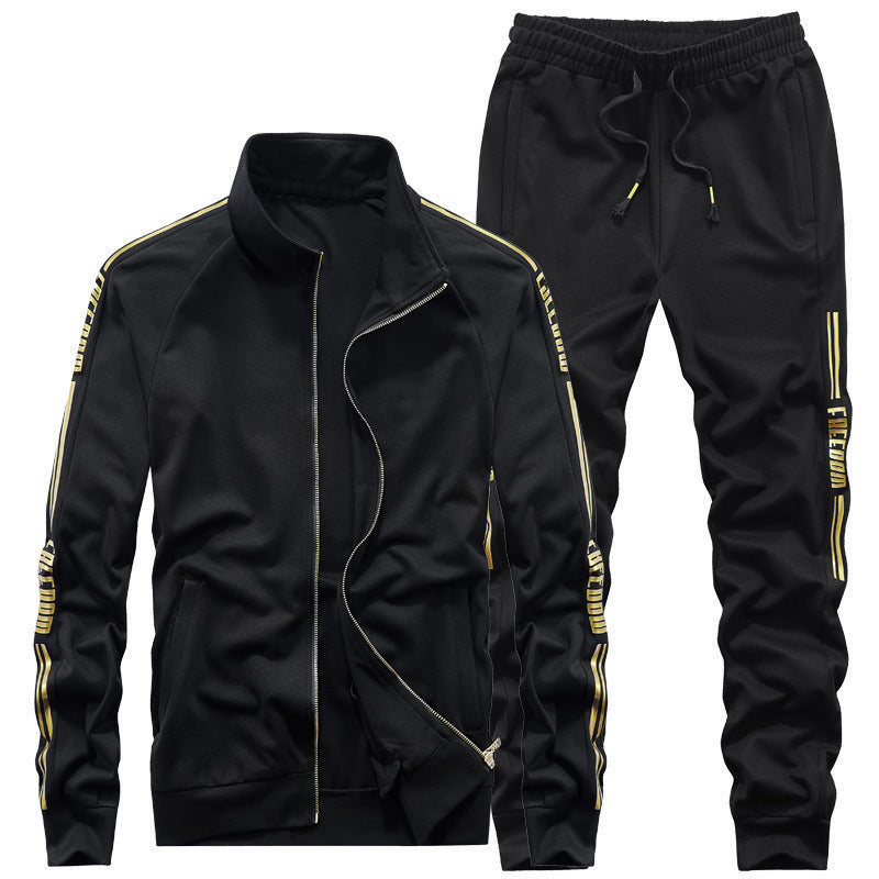 Herren Trainingsanzug‑Set mit Stehkragen und Slim‑Fit Jogginghose Shop Nory