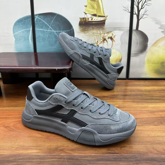 Herren Urbaner Casual-Sneaker aus Wildleder- und Mesh-Mix mit ergonomischer dämpfender Sohle Shop Nory