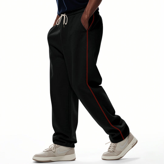 Herren nan locker sitzende Sweatpants mit seitlicher Ziernaht, elastischem Komfortbund und tiefen Eingrifftaschen Shop Nory