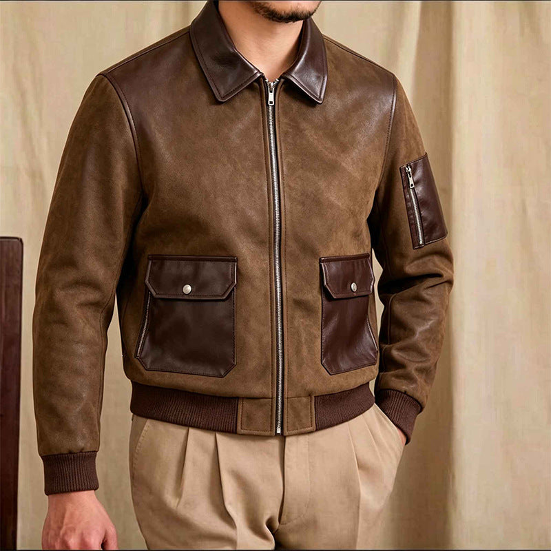 Herren Modische Chic Bomberjacke Shop Nory