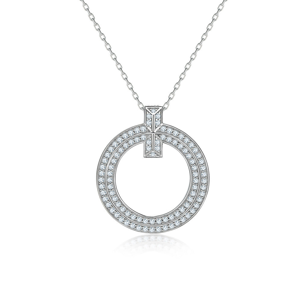 Damen eleganter Zirkonring mit kunstvollem Design und filigranen Details Shop Nory