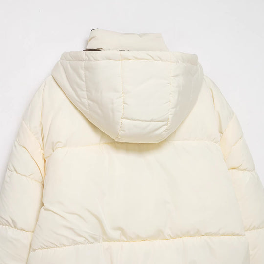 Damen Stepp-Daunenjacke mit hohem Stehkragen und abnehmbarer Kapuze Shop Nory