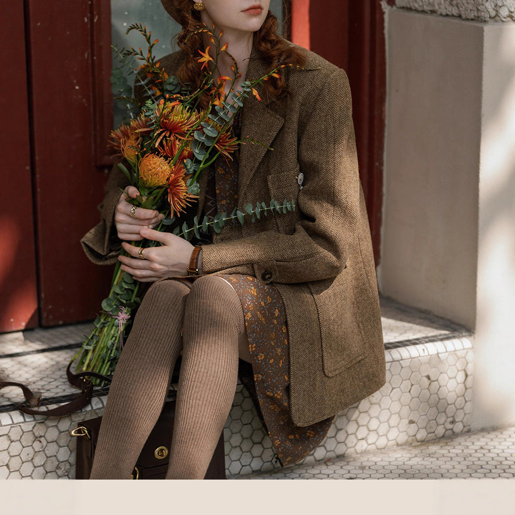Damen Stylische Wolljacke Shop Nory