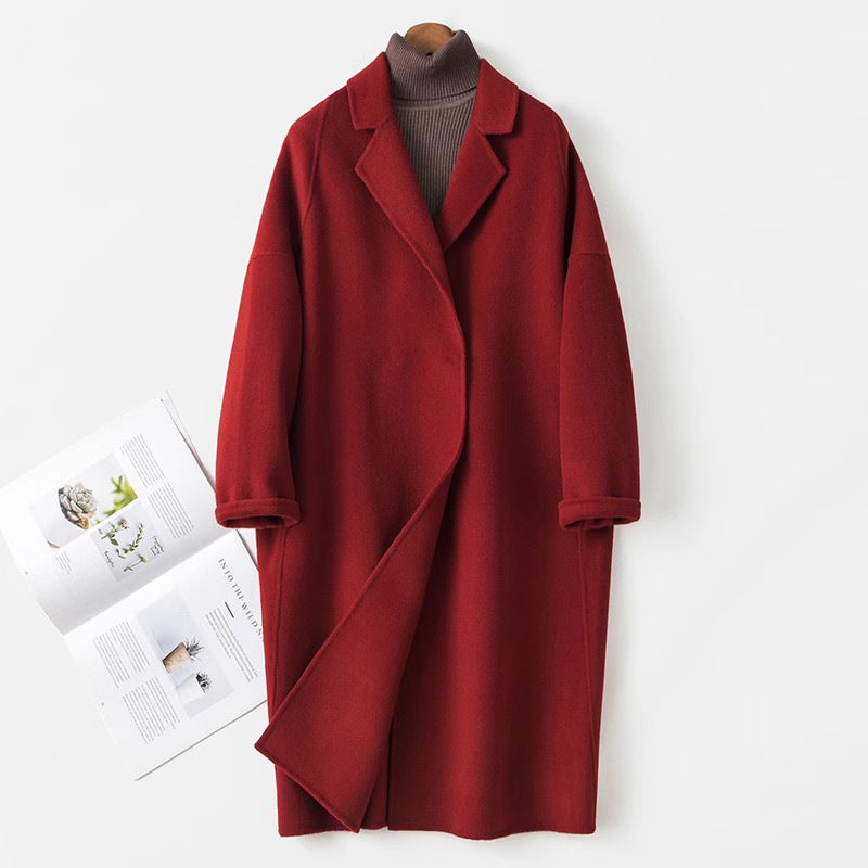 Damen Modischer Wickelmantel Shop Nory