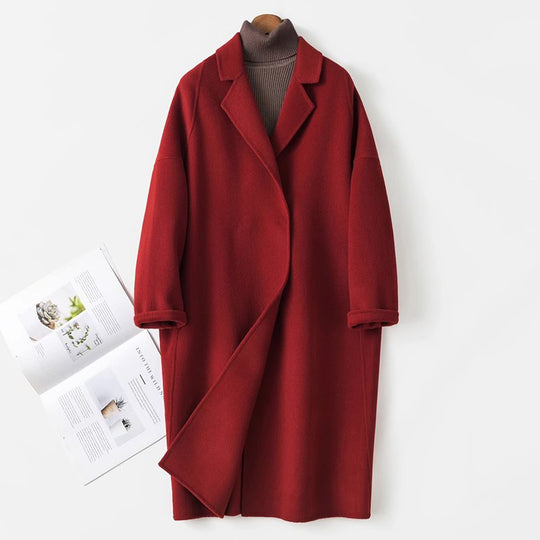 Damen Modischer Wickelmantel Shop Nory