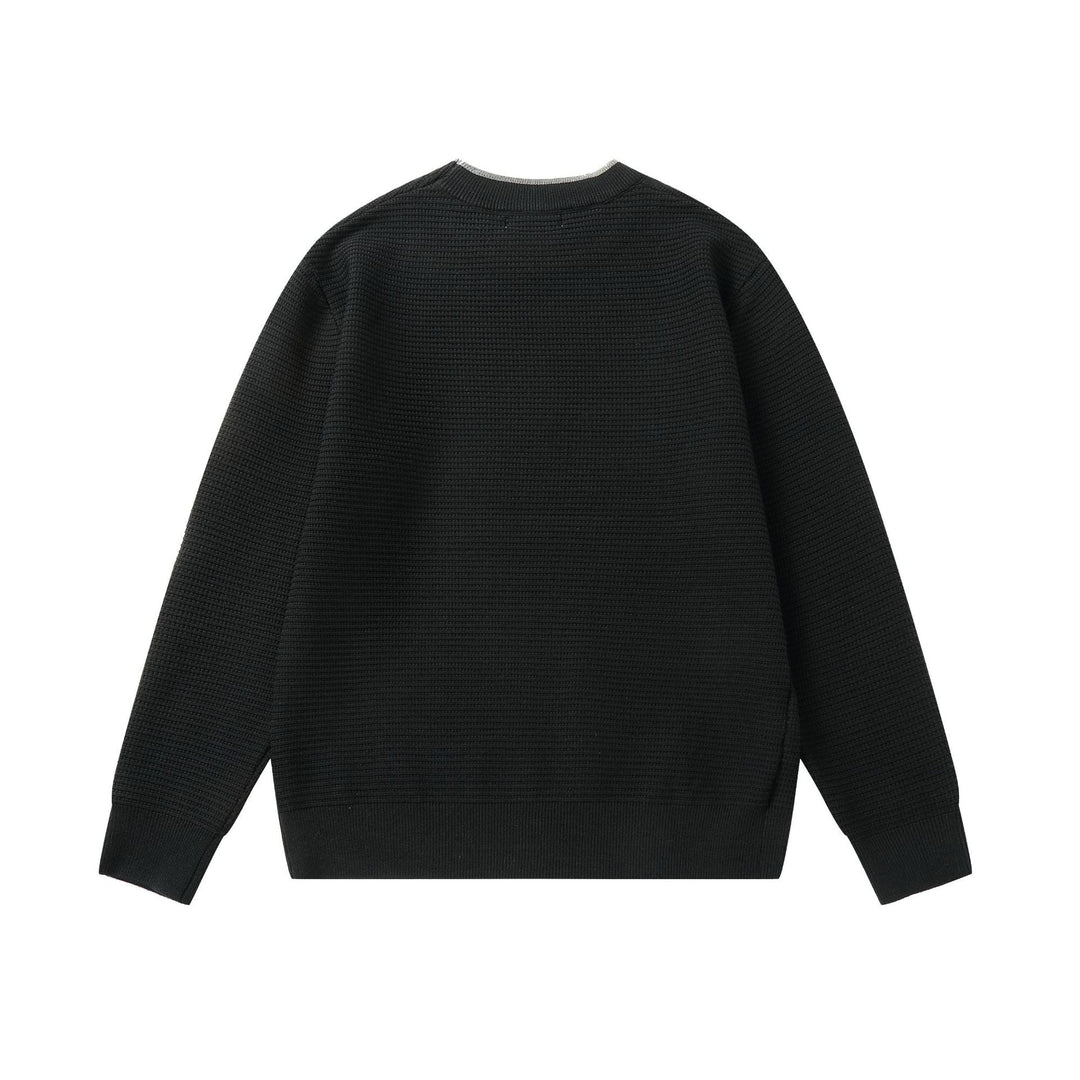 Damen Strukturiertes Rundhals-Sweatshirt mit seitlichem Keilschlitz Shop Nory