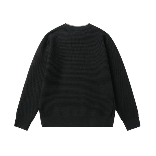 Damen Strukturiertes Rundhals-Sweatshirt mit seitlichem Keilschlitz Shop Nory