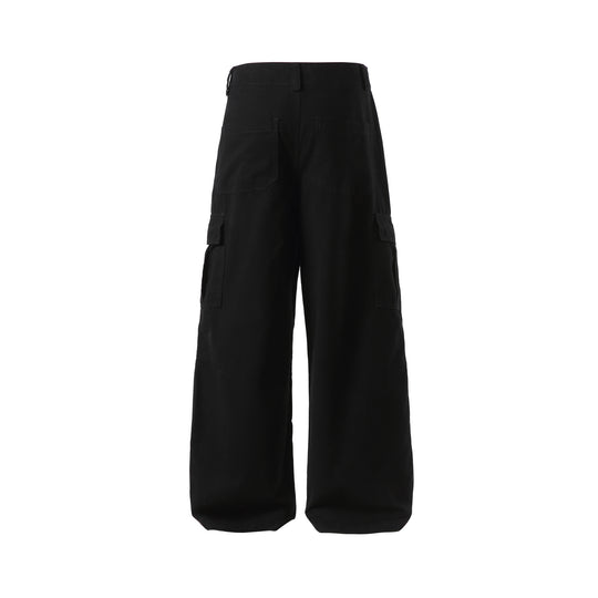 Damen Weite Cargo-Culotte mit hoher Taille, tiefem Schritt und funktionalen Pattentaschen Shop Nory