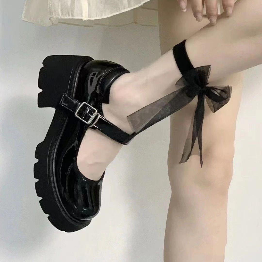 Damen Stilvolle Plateauschuhe mit verstellbarem Riemen Shopnory