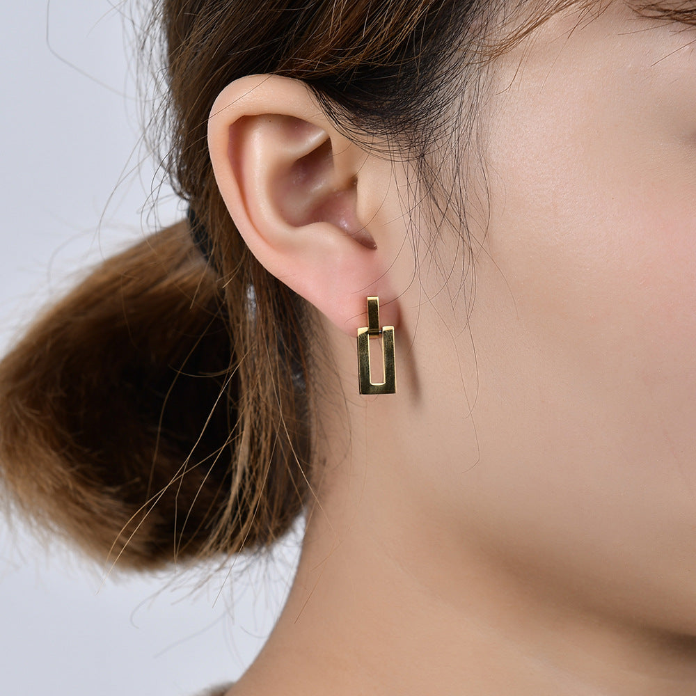 Damen Ohrstecker im modernen, minimalistischen Design Shop Nory