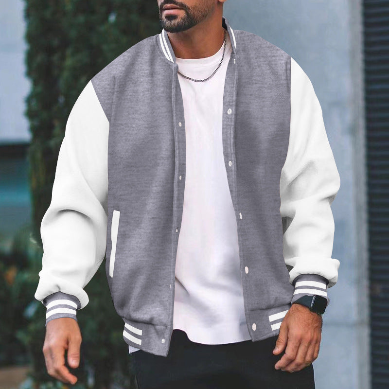 Herren Sportliche Collegejacke