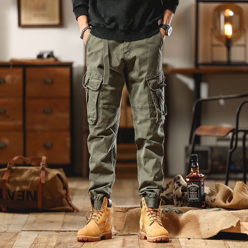Herren Cargo-Joggerhose mit Multifunktions-Taschen und elastischem Saum Shop Nory