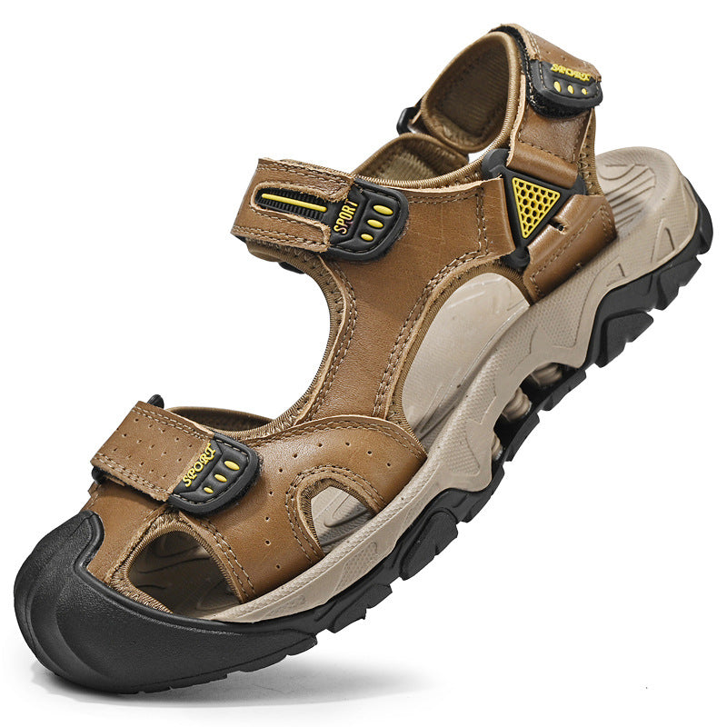 Herren Sportliche Freizeitsandalen mit einem praktischen Klettverschluss und rutschfester Sohle