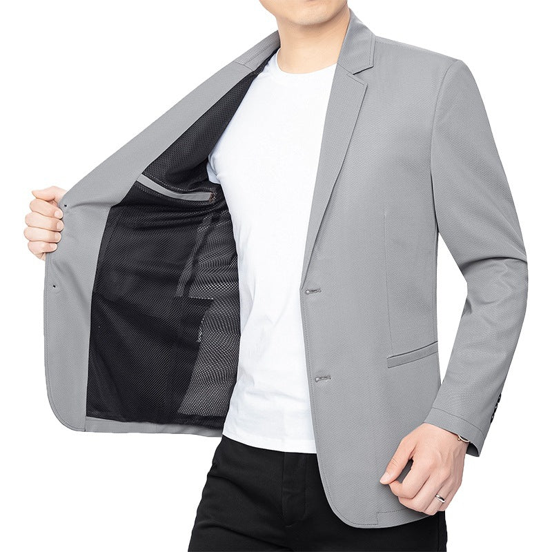 Herren Blazer schlanker Schnitt Business-Casual mit atmungsaktivem Meshfutter und Stretch Shop Nory