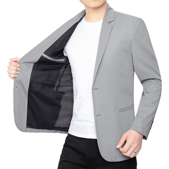Herren Blazer schlanker Schnitt Business-Casual mit atmungsaktivem Meshfutter und Stretch Shop Nory