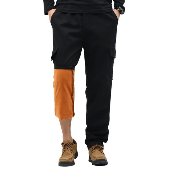 Herren Technische Cargohose mit Thermofutter-Innenbein, aufgesetzten Taschen & verstellbarem Saum Shop Nory