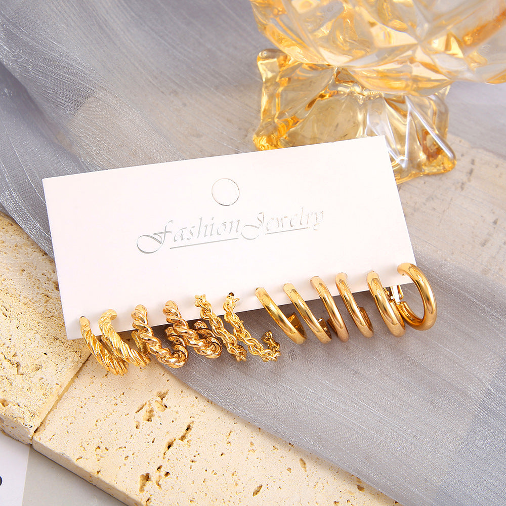 Damen Ohrringe-Set mit kunstvollen und variierenden Designs Shop Nory