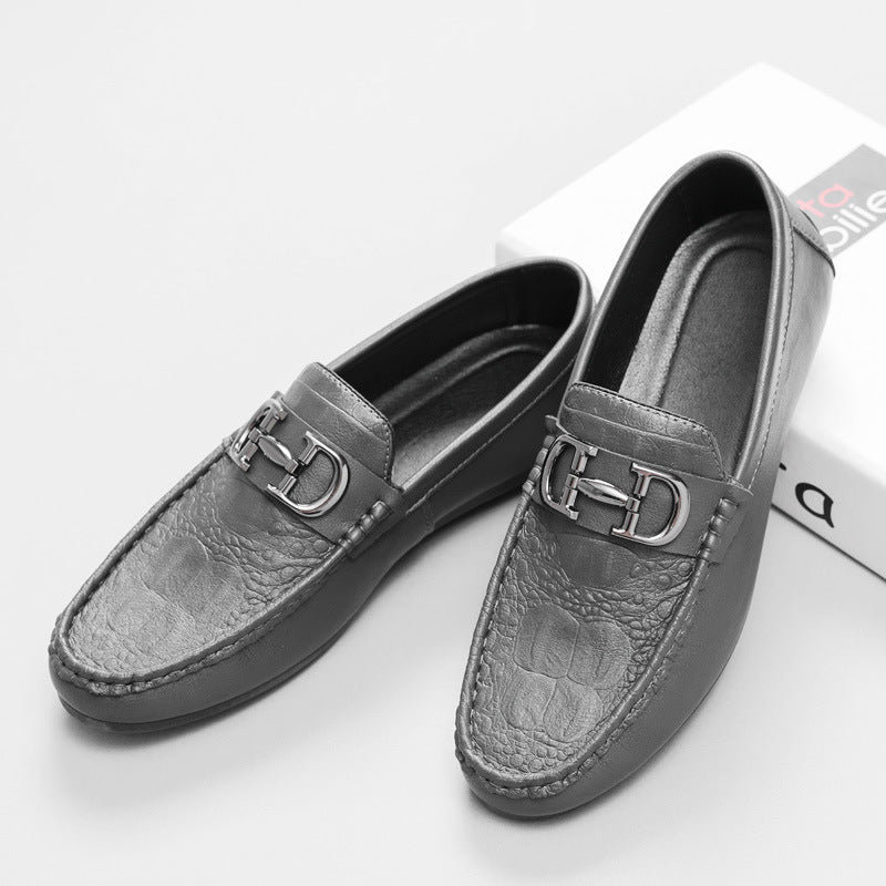Herren Elegante Mokassins mit Metallakzent Shop Nory