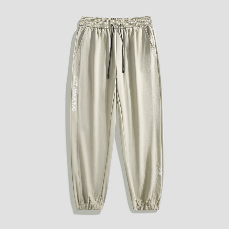 Herren Sportliche Jogginghose mit elastischem Bund und Reißverschlusstaschen Shop Nory