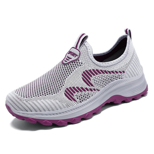 Herren nan elastischer Strick-Slip-On Trekking-Sneaker mit griffiger Profilsohle und ergonomischer Dämpfungssohle Shop Nory