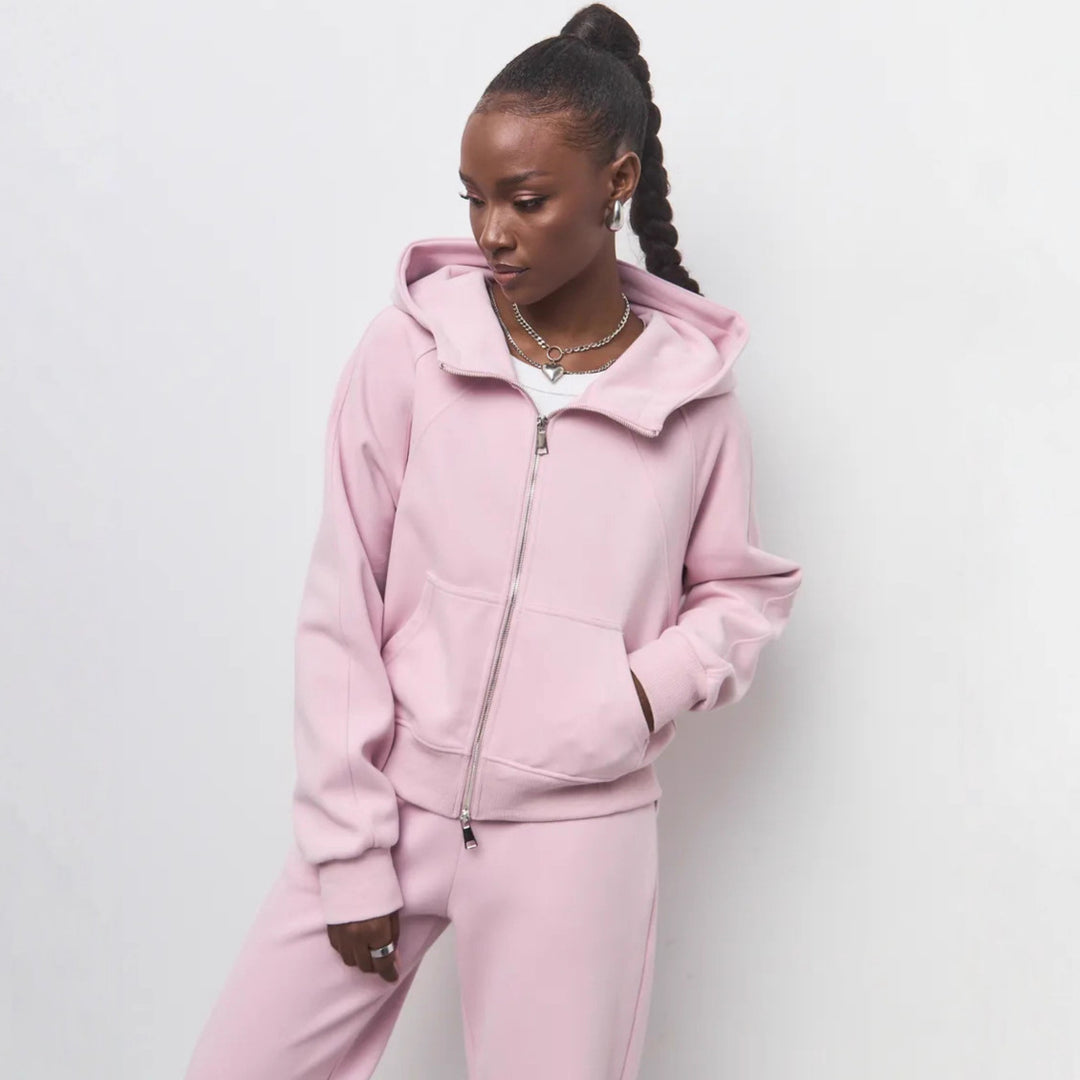 Damen Sportliches Fleece-Jogging-Set Shop Nory